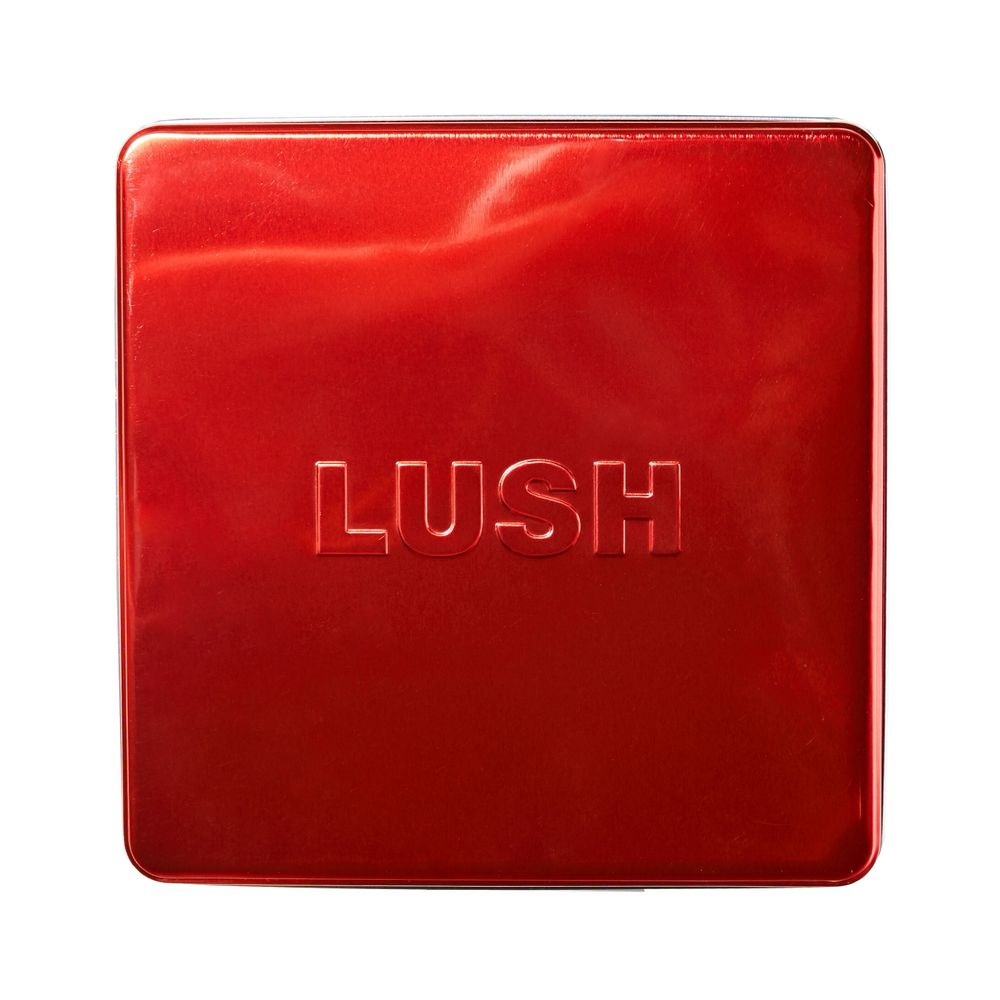 NEW LUSH Red Metal Tin
